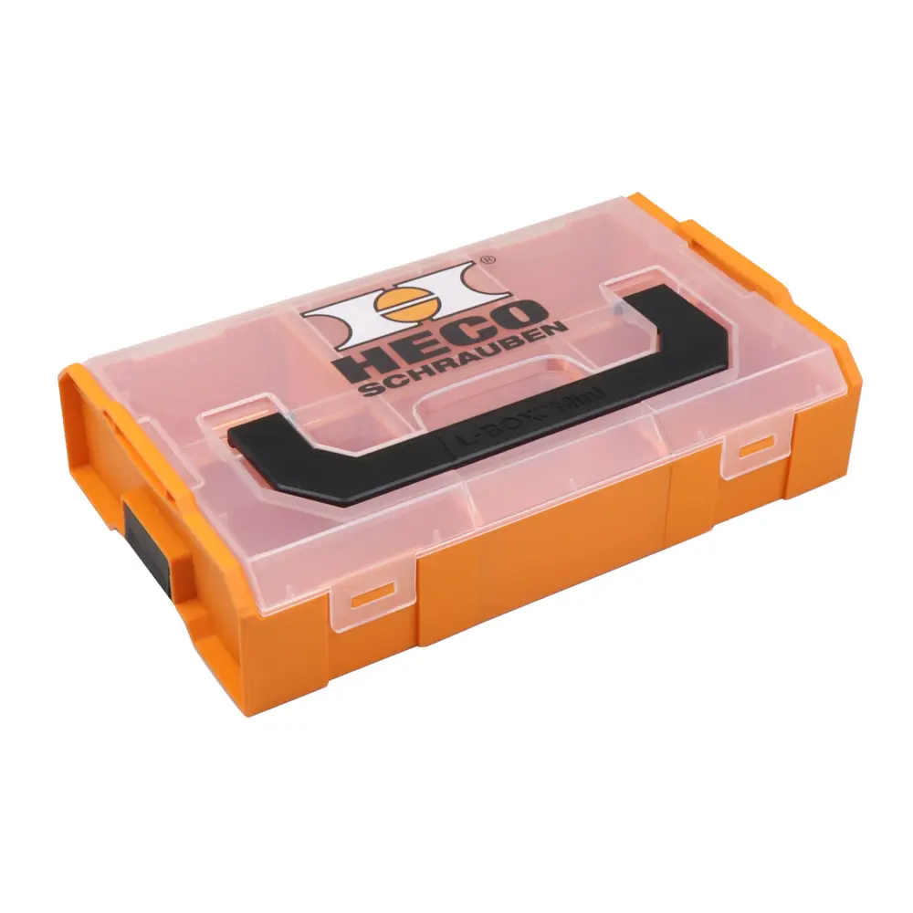 HECO Sortimentskoffer L-BOXX Mini, transparent, leer