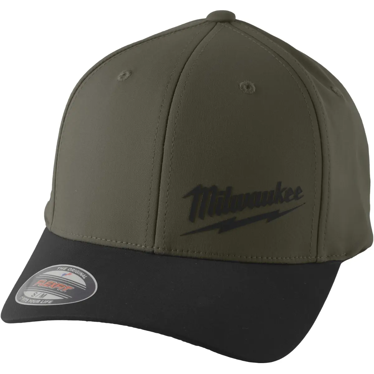 Milwaukee BCPGN-L/XL Performance Baseball Kappe grün Größe L/XL mit UV-Schutz