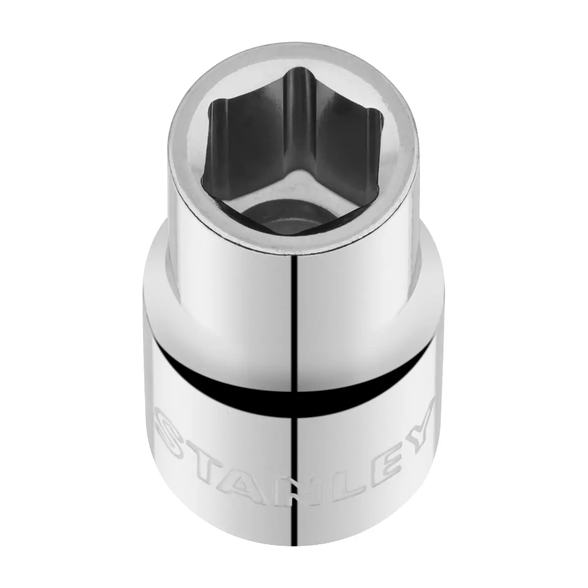 STANLEY 1/2 Zoll 6-Kant Stecknuss 12 mm mit MaxiDrive-Profil