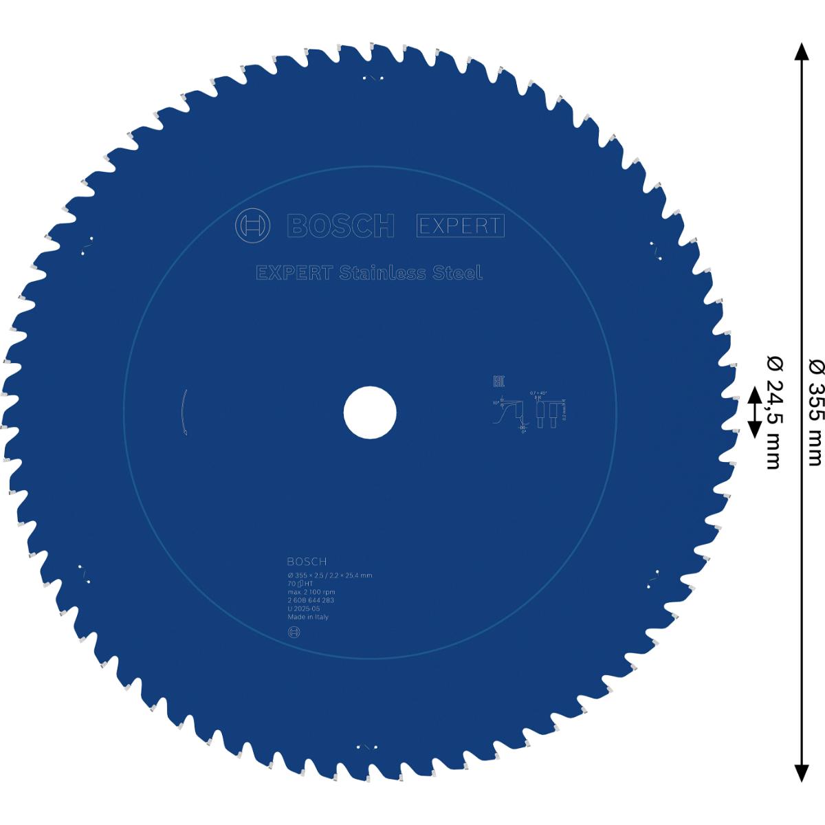 Bosch Kreissägeblatt Expert for Stainless Steel