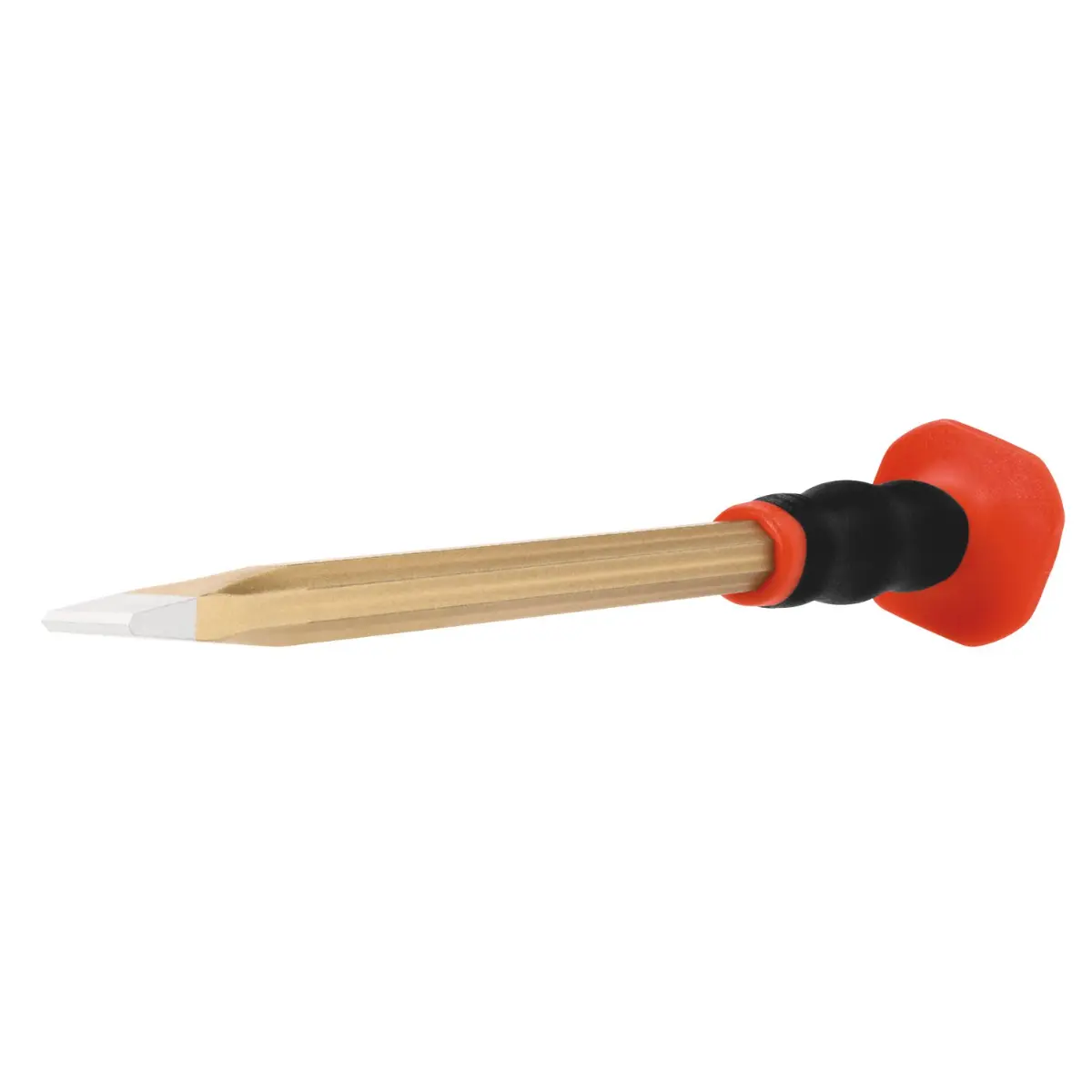 Rennsteig Elektrikermeißel mit Handschutz 12 x 250 mm, 8-kant 10 mm, lackiert