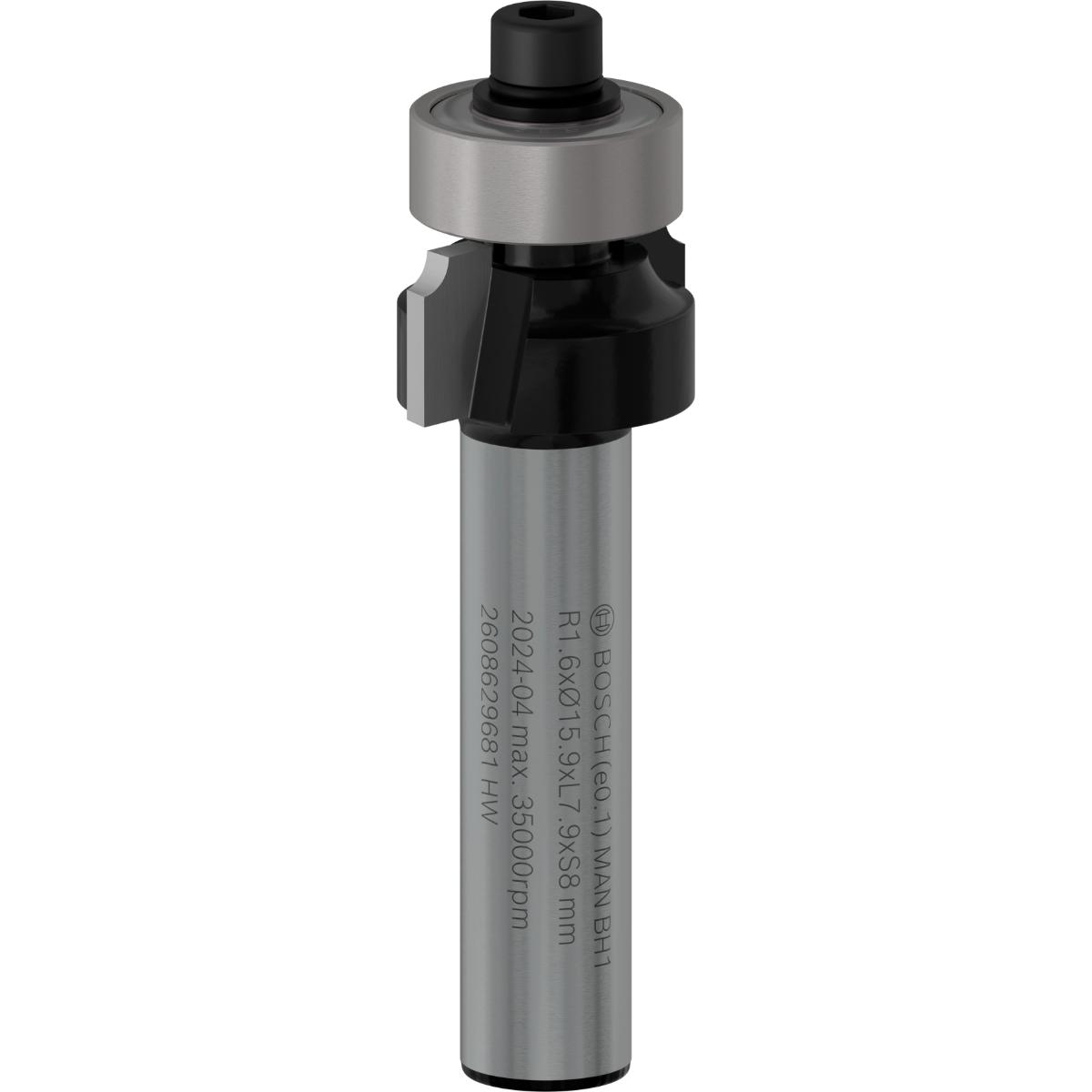 Bosch PRO Abrundfräser, R 1,6, Schaft 8 mm