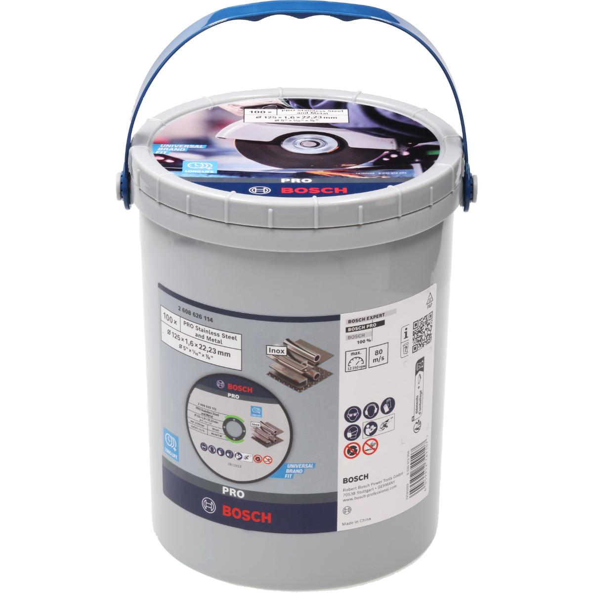 Bosch PRO Stainless Steel and Metal Trennscheibe, gerade, 100 Stück