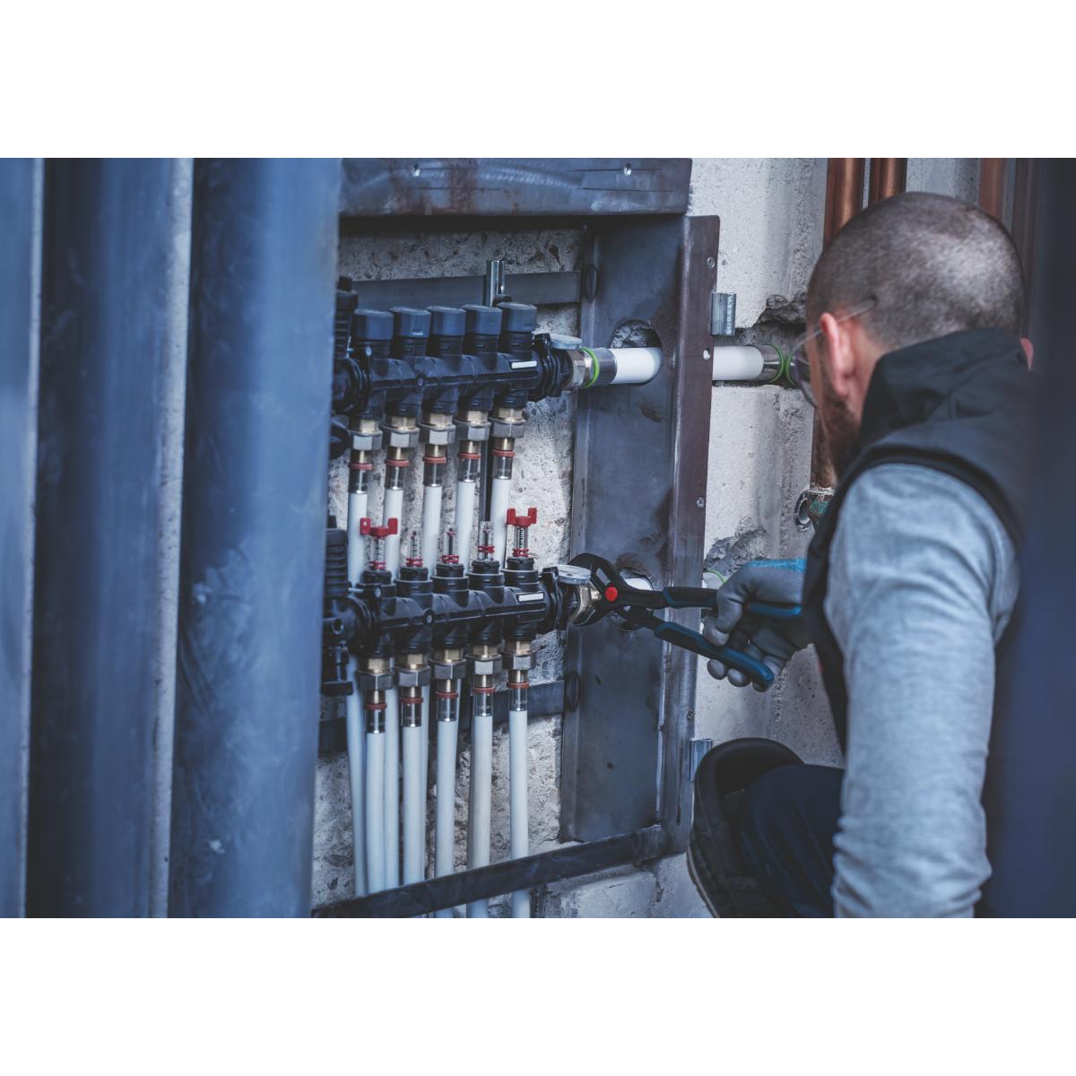 Bosch Wasserpumpenzange 180 mm, Mehrkomponentengriffe