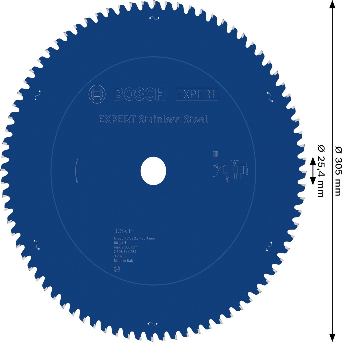 Bosch Kreissägeblatt Expert for Stainless Steel