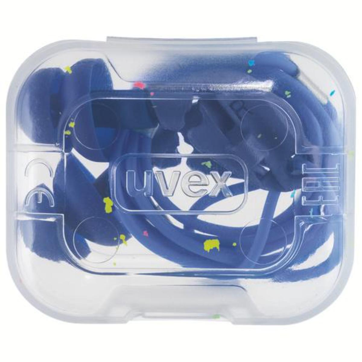 Uvex Mehrwegstöpsel xact-fit mit Kordel Größe M/L - 50 Paar