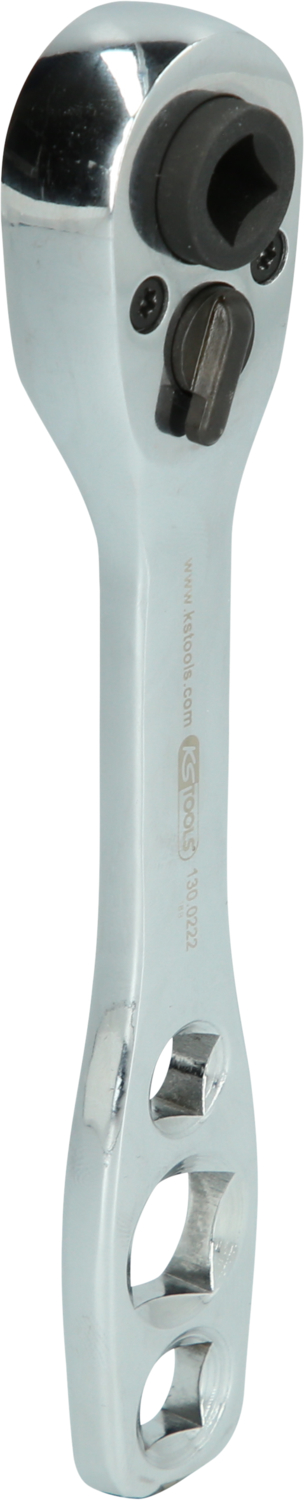 KS Tools 5 in 1 Kälte-Klima-Ratsche, umschaltbar, 157mm