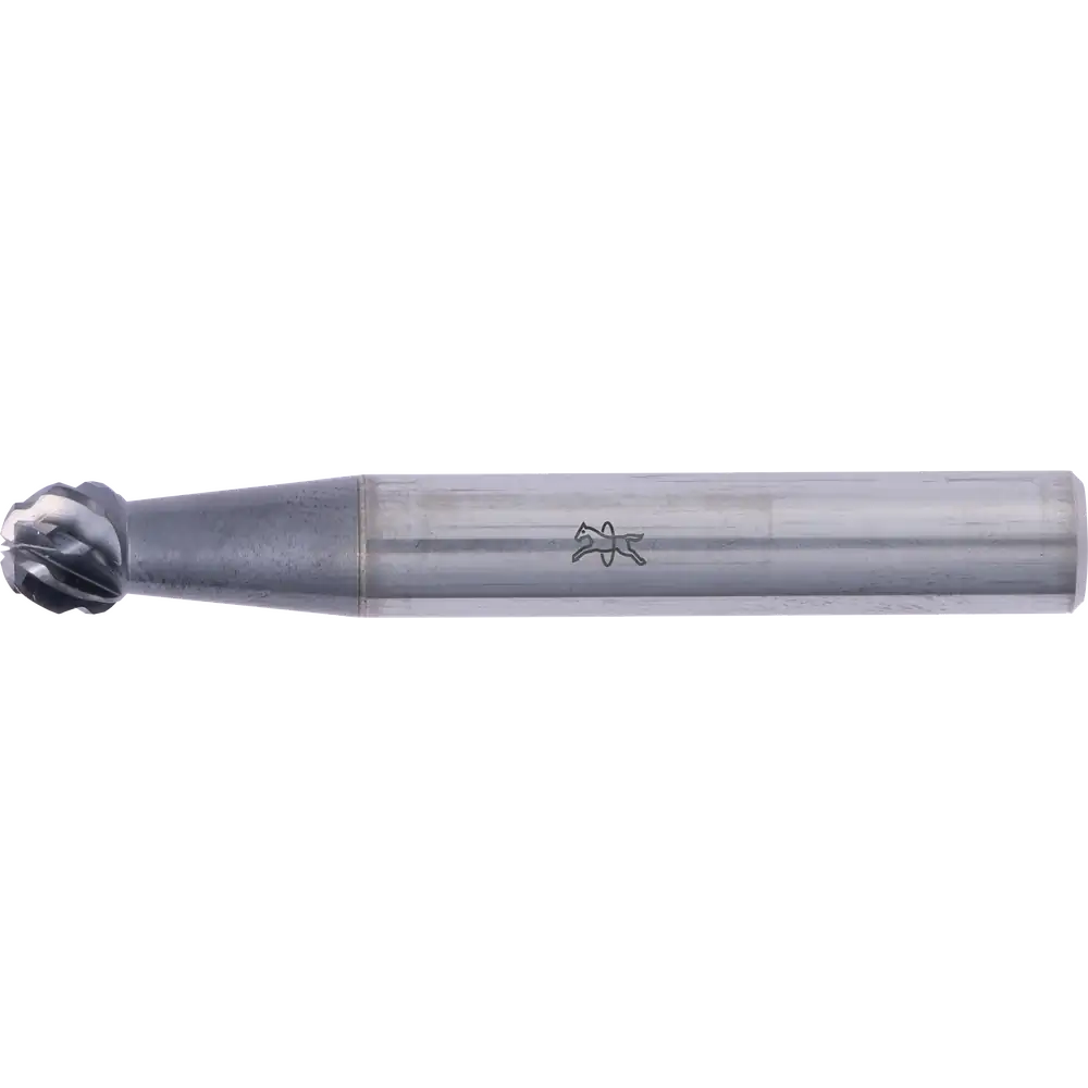 PFERD TOOLS Hartmetall Hochleistungsfrässtift ALLROUND Kugel KUD Ø 06x05mm Schaft-Ø 6mm HICOAT beschichtet für Stahl