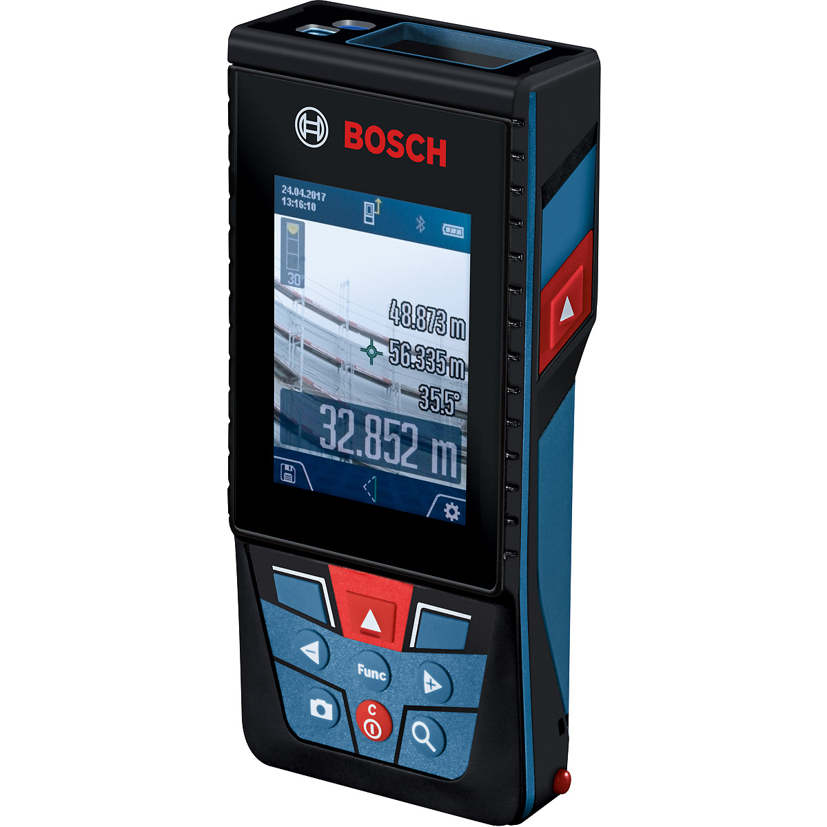 Bosch Laser-Entfernungsmesser GLM 120 C mit Baustativ BT 150