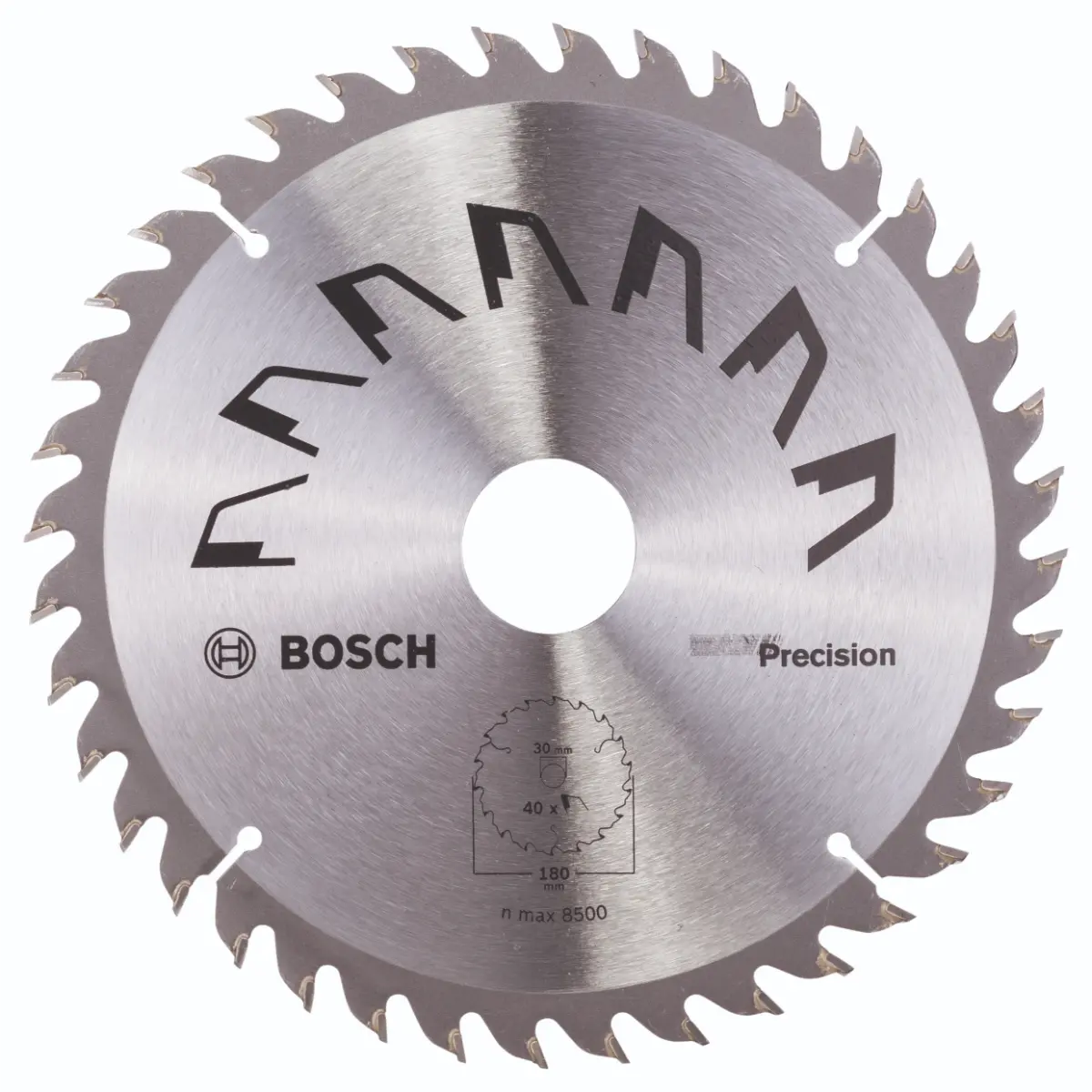 Bosch Kreissägeblatt PRECISION D= 180 mm, Bohrung= 30 mm, Z= 40