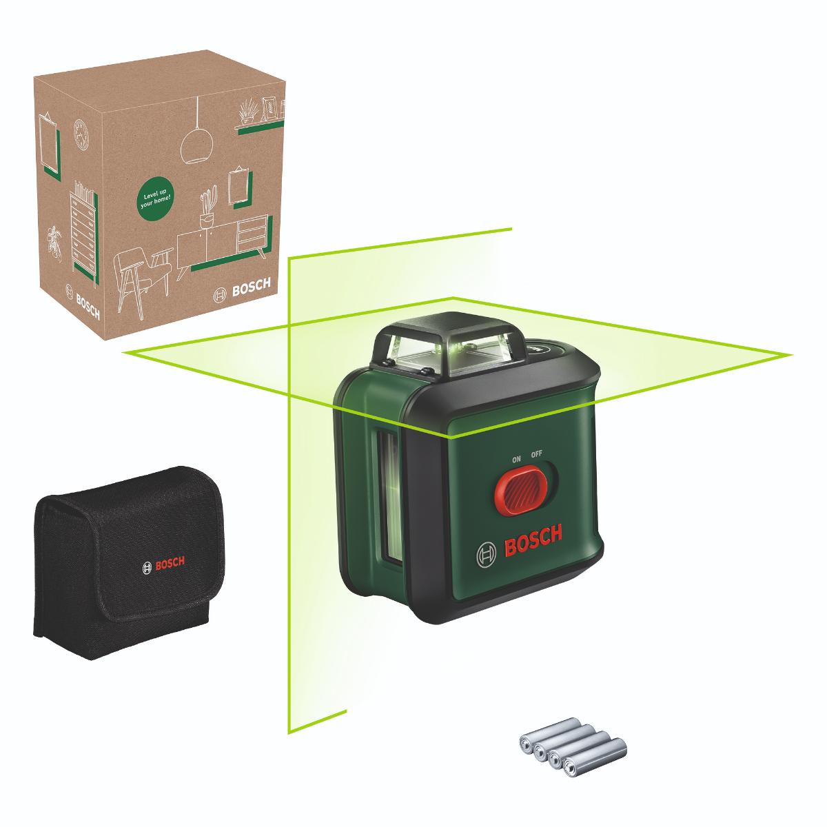 Bosch Kreuzlinien-Laser UniversalLevel 360 ECO- Lieferkarton