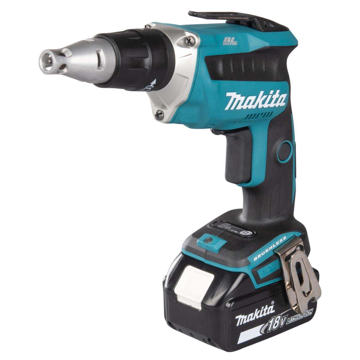 Makita Akku-Schnellbauschrauber LXT 18V mit Magazinvorsatz - DFS452TJX2