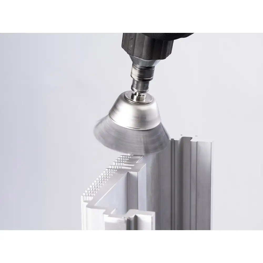 PFERD TOOLS INOX-TOTAL Topfbürste ungezopft RBUIT Ø50 mm Schaft-Ø6 mm SiC-Filament-Ø0,90 mm Korn 180