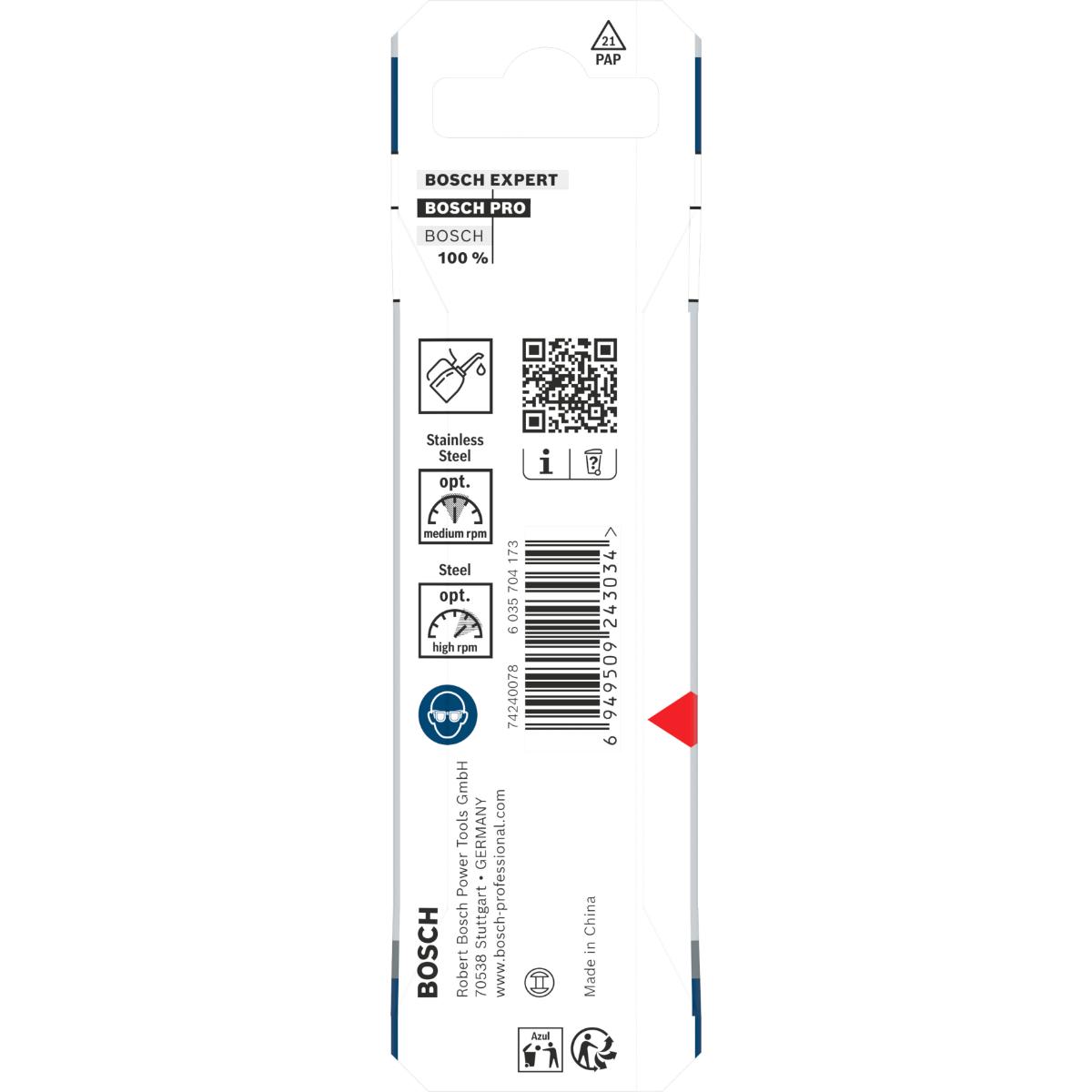 Bosch PRO Stainless Steel HSS-Co Spiralbohrer, 3,2 x 36 x 65 mm