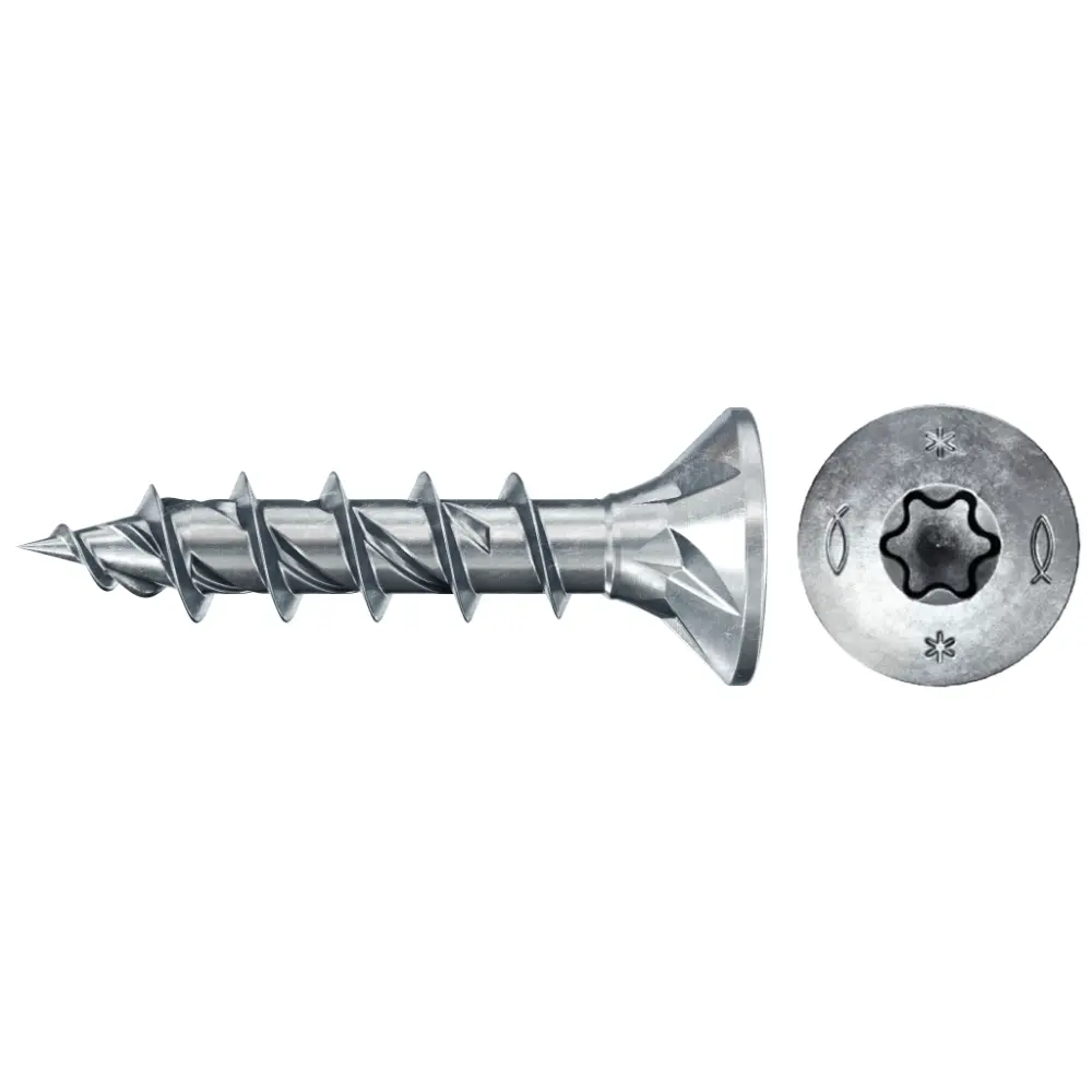 Fischer Spanplattenschraube 5,0x25 PowerFast FPF II CTF BC, Senkkopf, Innenstern TX, Vollgewinde