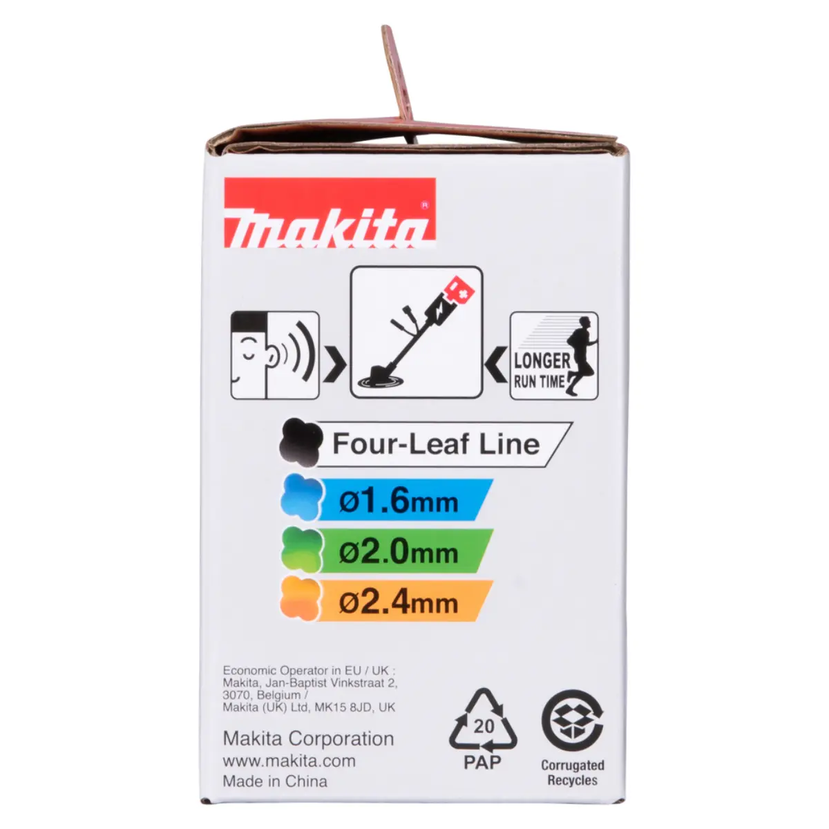 Makita 2-Fadenkopf flach Tap&Go 102mm M10/M8x1,25LH - 1914R8-6