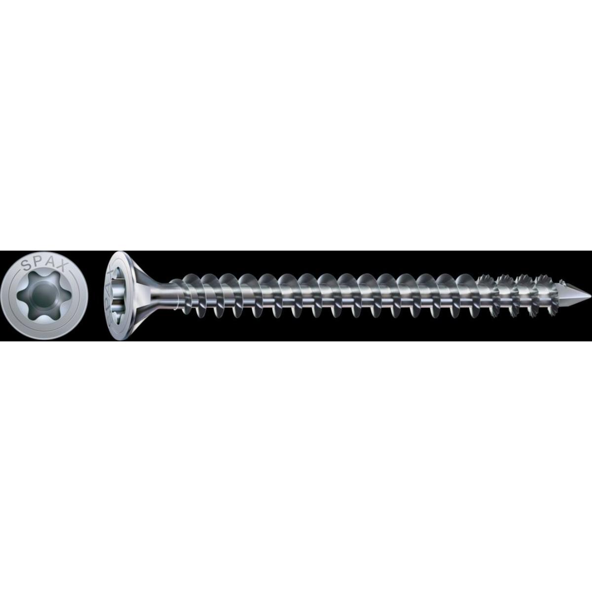 SPAX-S Senkmultikopf T-Star Plus T40 Vollgewinde Cut WIROX, 50 Stück