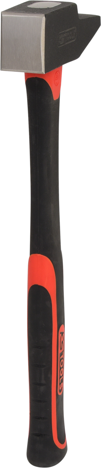KS Tools Schlosserhammer, Fiberglasstiel, französische Form