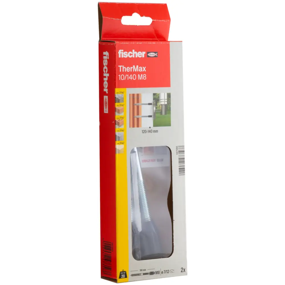 Fischer Abstandsmontagesystem TherMax 10/140 M8 (2)