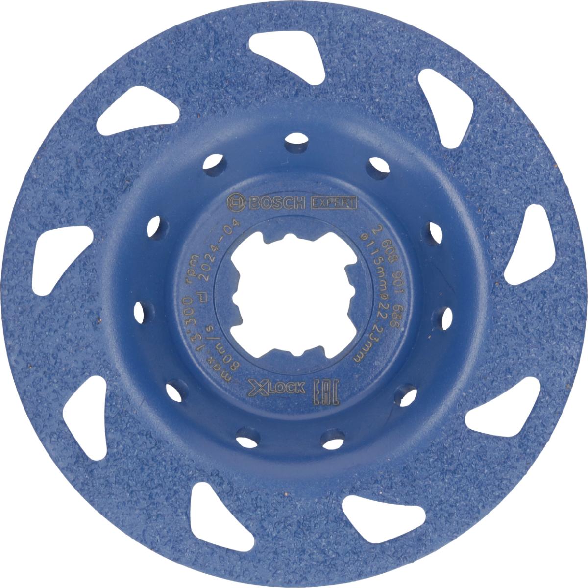 2608901686BO Bosch EXPERT Multi Material Carbide-Topfscheibe fein X-LOCK, 115 mm, 22,23 mm