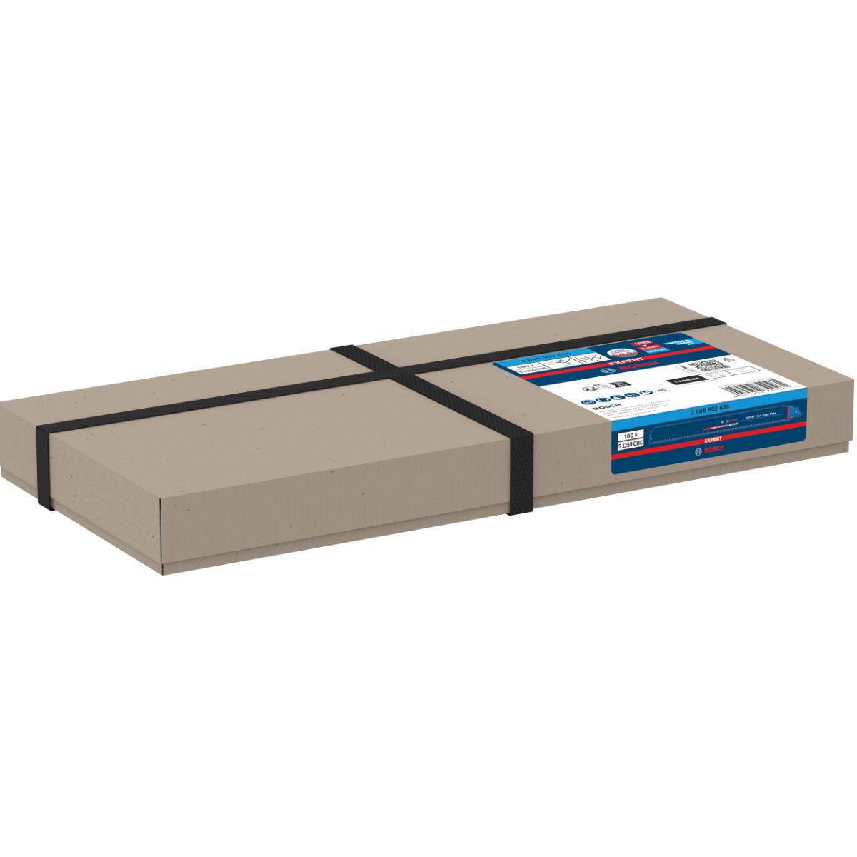 Bosch EXPERT Thick Tough Metal S 1255 CHC Säbelsägeblatt, 100 Stück