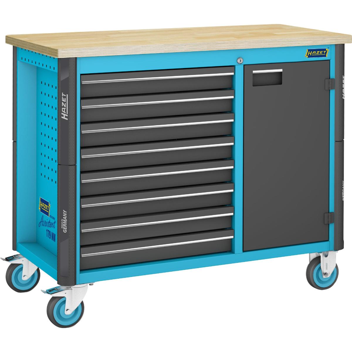 HAZET Fahrbare Werkbank Schubladen 8 x 81 x 522 x 398 mm