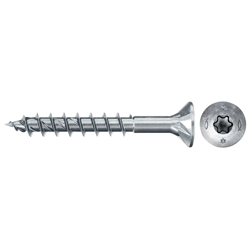 Fischer Spanplattenschraube 4,5x35 PowerFast FPF II CTP BC, Senkkopf, Innenstern TX. Teilgewinde