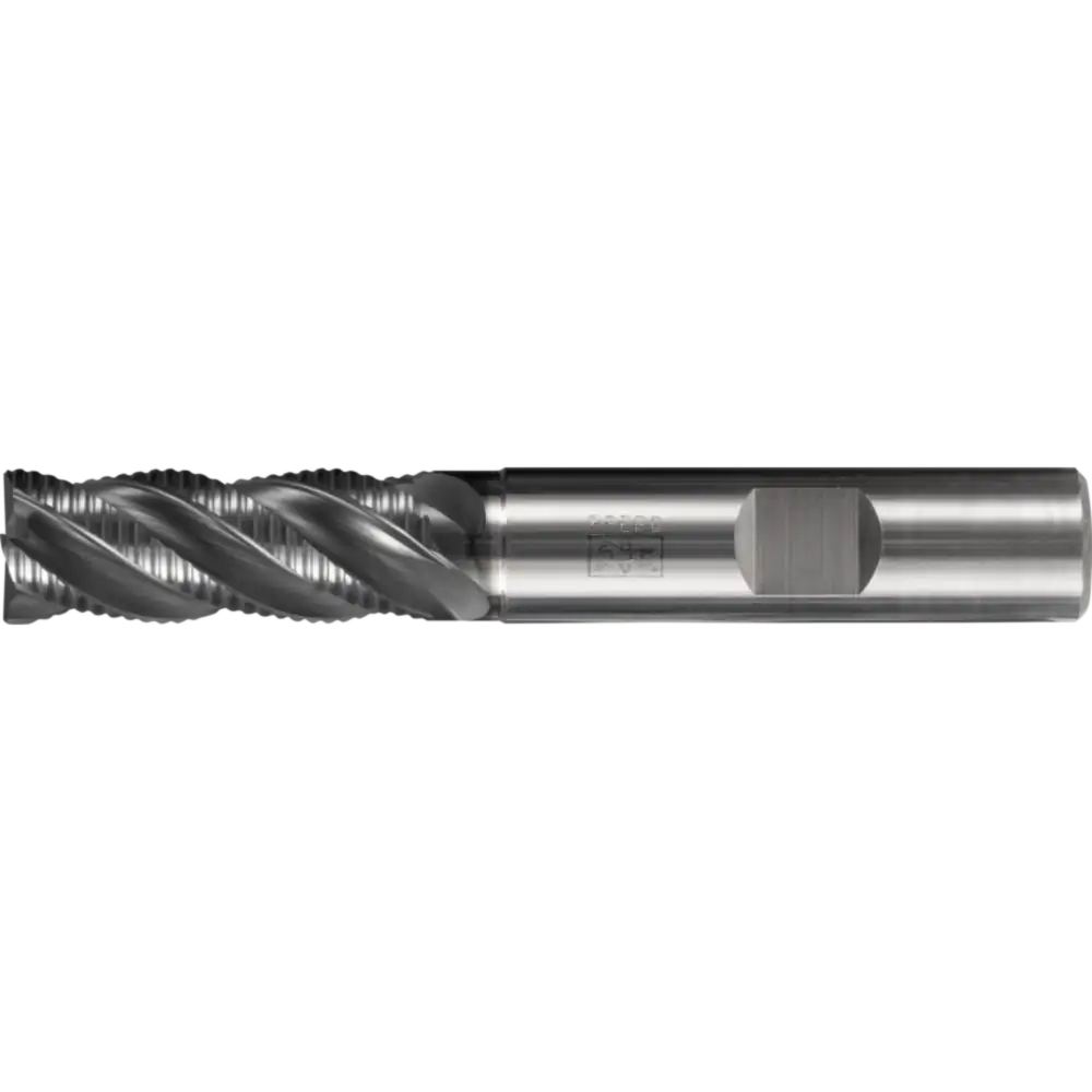PFERD TOOLS VHM-Fräser Ø16mm, 4 Schneiden, mit Schruppverzahnung, 2xDC, Fase 0,5mm, HB, Universal