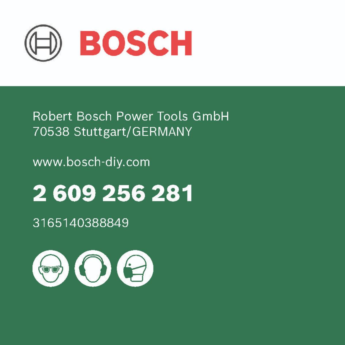 Bosch Schleifteller für Bohrmaschinen, 125 mm, Spannsystem