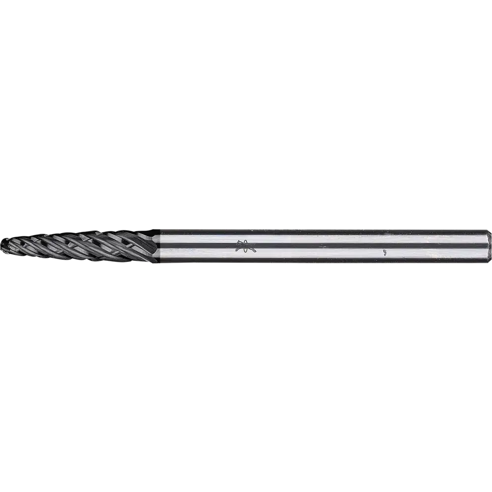 PFERD TOOLS Hartmetall Hochleistungsfrässtift ALLROUND Rundbogen RBF Ø 06x13mm Schaft-Ø 3mm HICOAT beschichtet für Stahl