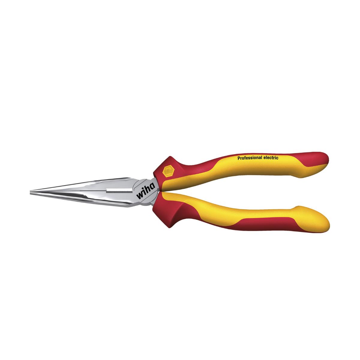 Wiha Flachrundzange Professional electric mit Schneide gerade Form - Blisterverpackung