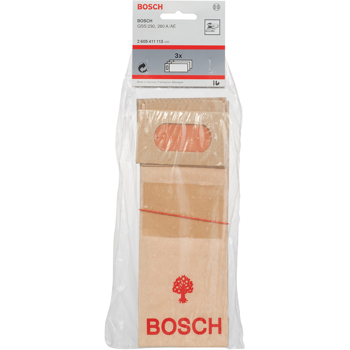 Bosch Staubbeutel für Schwingschleifer, Papier, für GSS 230 / 280A / 280 AE