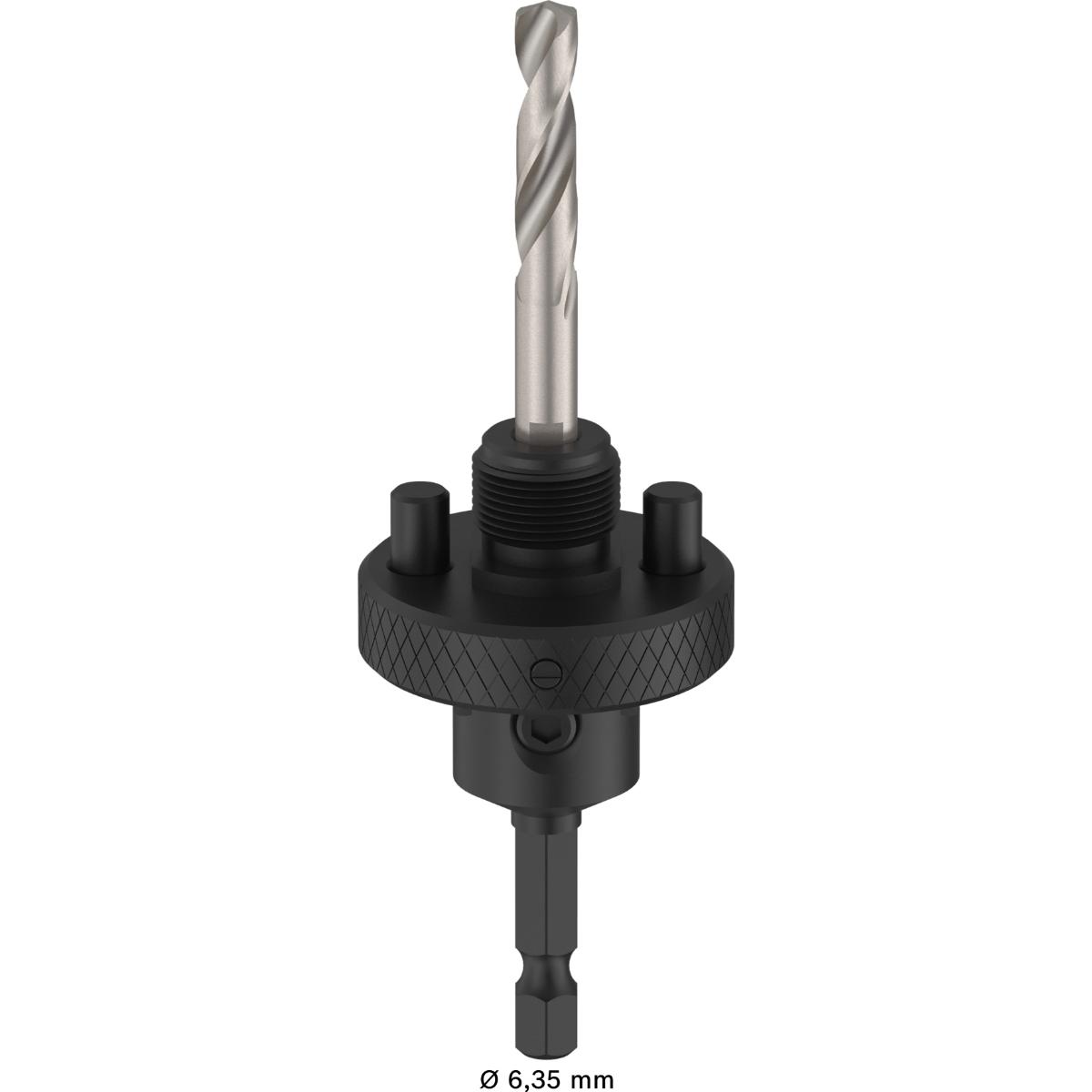 Bosch Aufsteckhalter und Zentrierbohrer für Lochsäge, 32-210 x 44 mm für LS 32-76,HEX
