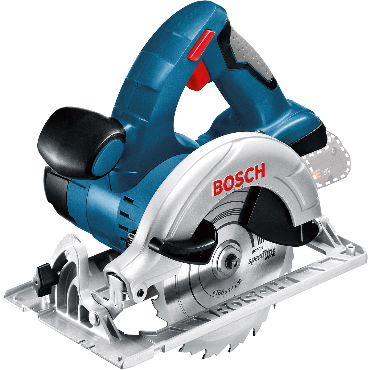 Bosch Akku-Kreissäge GKS 18V-LI, Solo Version, im Karton