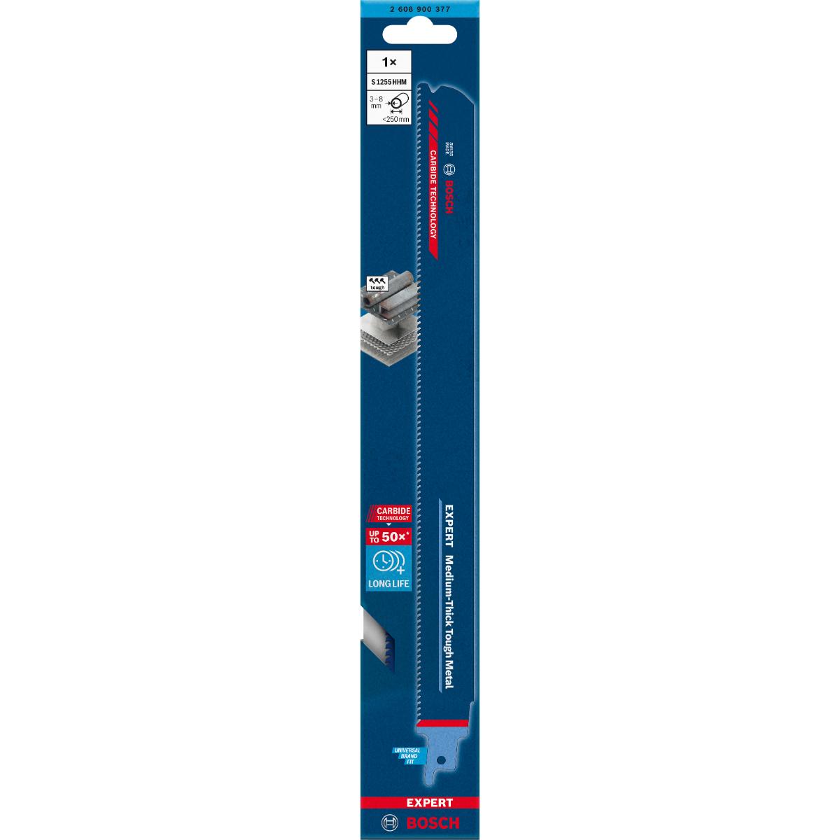 Bosch EXPERT ‘Medium-Thick Tough Metal’ S 1255 HHM Säbelsägeblatt