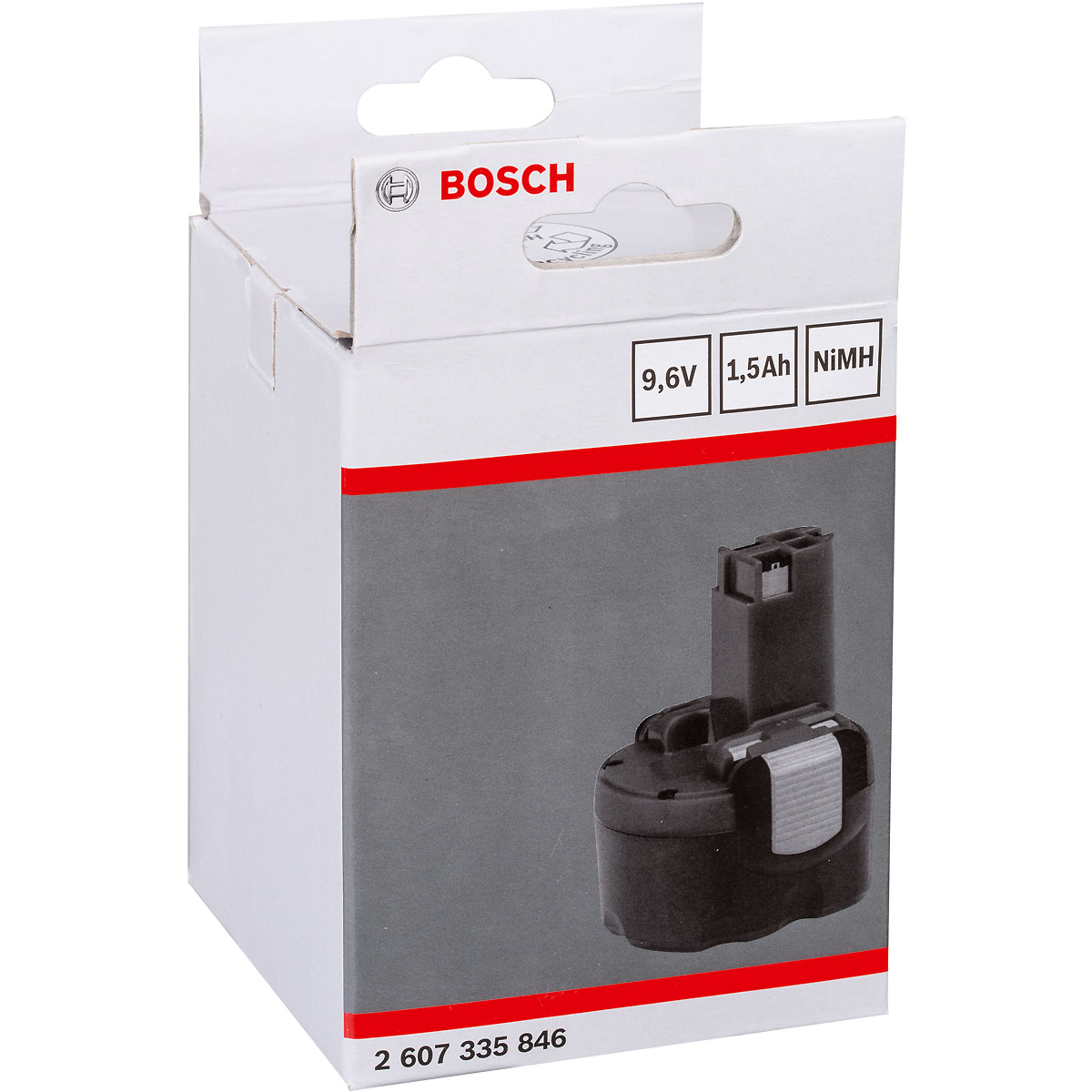 Bosch Akku NiMH 9,6 Volt, 1,5 Ah, O-Akkupack, LD