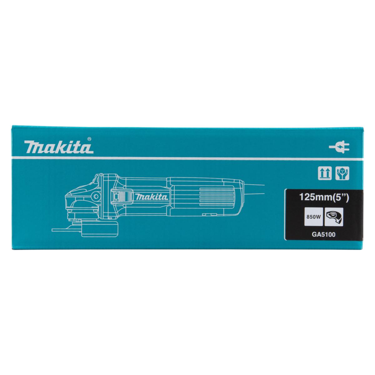 Makita Winkelschleifer 850 W 125 mm 2.800-11.000 min-1