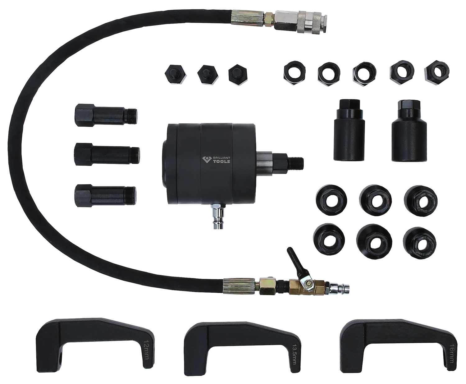 Brilliant Tools Druckluft-Injektor-Auszieher 24-teiliges Set