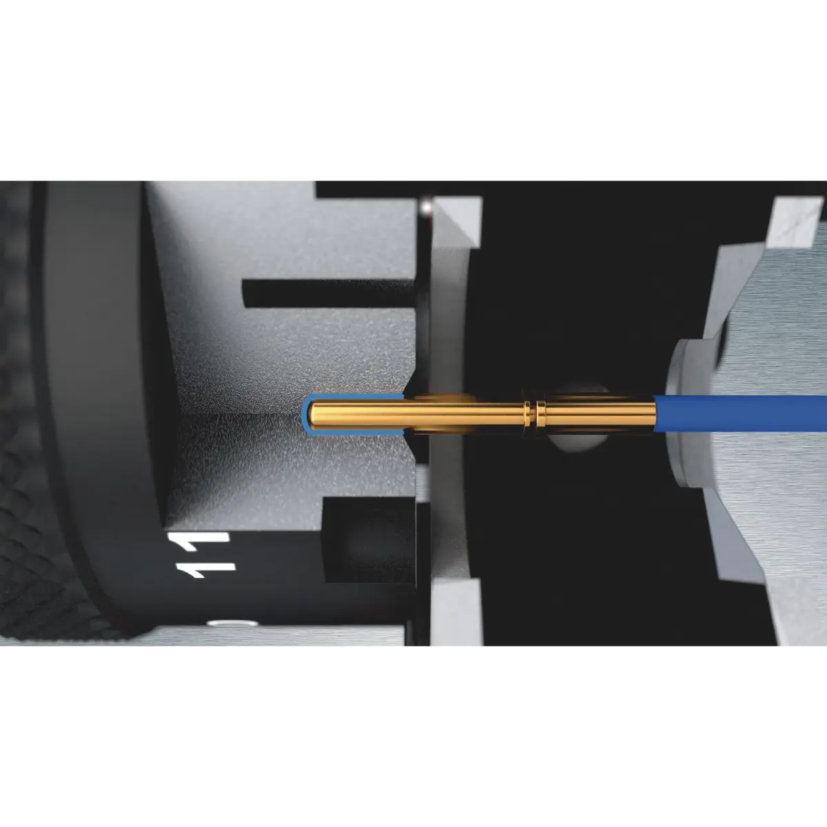 Rennsteig Vierdornzange DigiCrimp® für Industrie-Kontakte 0,14 - 6,0 mm² / AWG 26 - 10, im Kunststoffkoffer mit 12-fach Kontaktaufnahme
