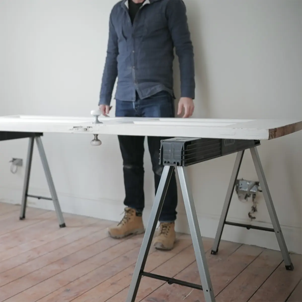 STANLEY Unterstellbock Metall, zusammenlegbar, Aluminium, Set