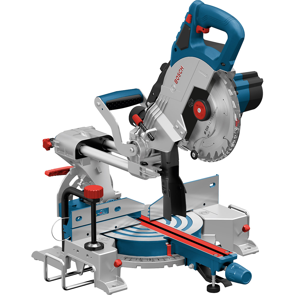 Bosch Akku-Kapp- und Gehrungssäge BITURBO GCM 18V-216, Solo Vers., o. Akku u. Ladege.