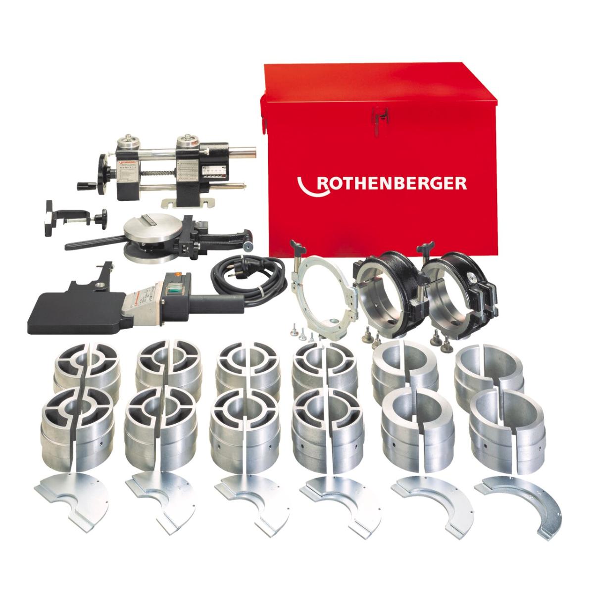 Rothenberger Manuelle Heizelement-Stumpfschweißmaschine ROWELD P110, 40-110mm, 230V