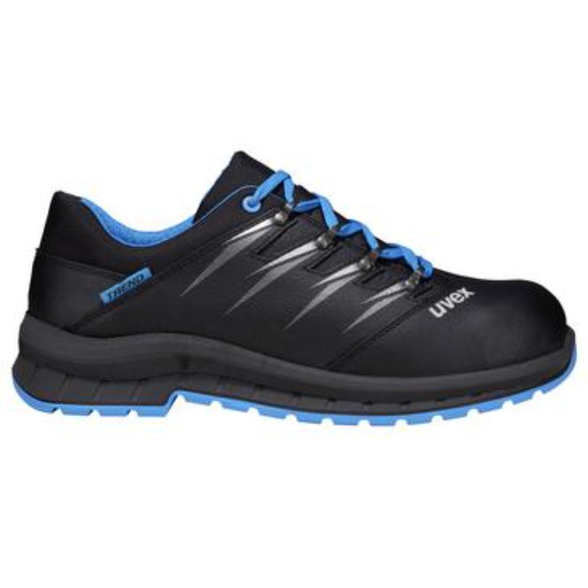 uvex 2 trend Sicherheitsschuh S2 Halbschuh blau-schwarz