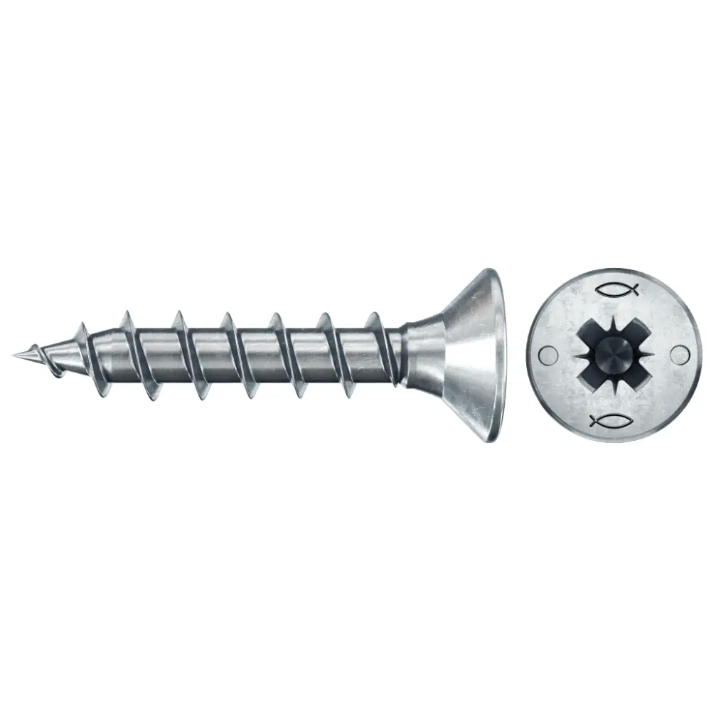 Fischer Spanplattenschraube 3,0x12 PowerFast FPF II CZF BC, Senkkopf, Kreuzschlitz PZ, Vollgewinde