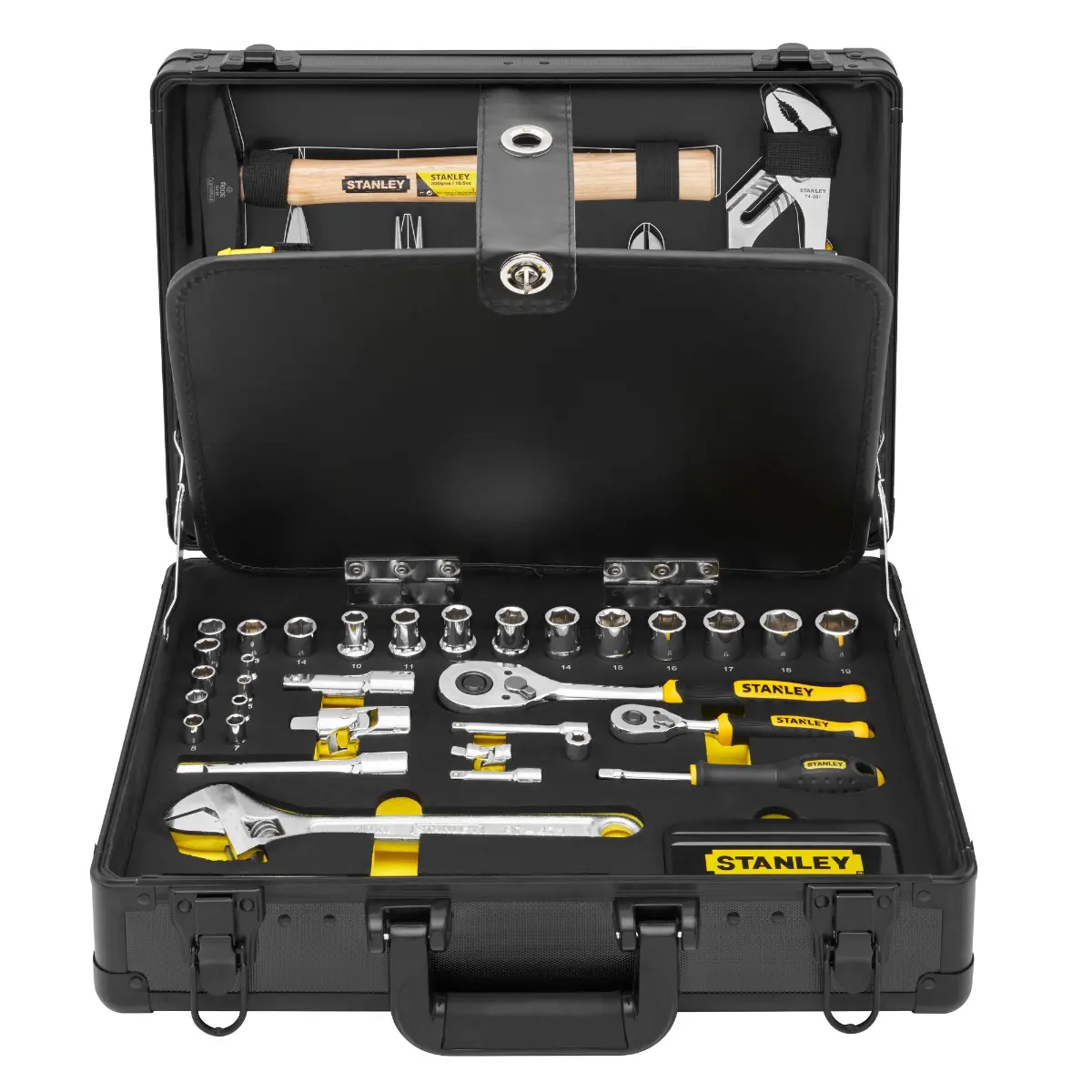 STANLEY Universal-Werkzeugsortiment im Aluminiumkoffer, 119-teilig