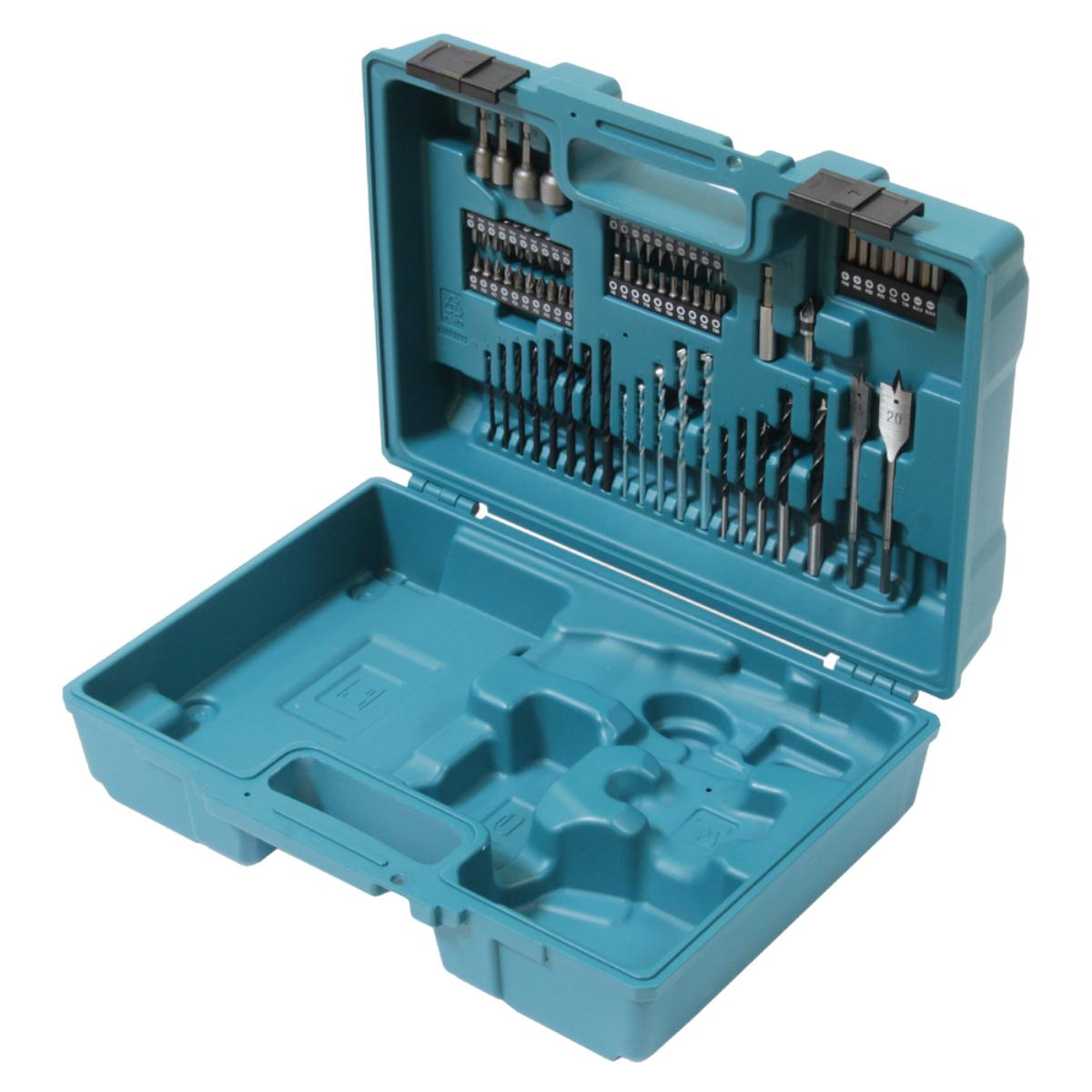 Makita Transportkoffer mit 74-teiliges Bit Set