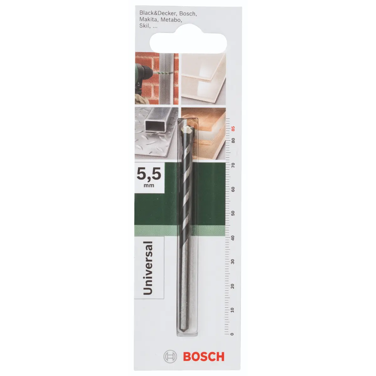 Bosch Mehrzweckbohrer D= 5,5 mm, L= 85 mm