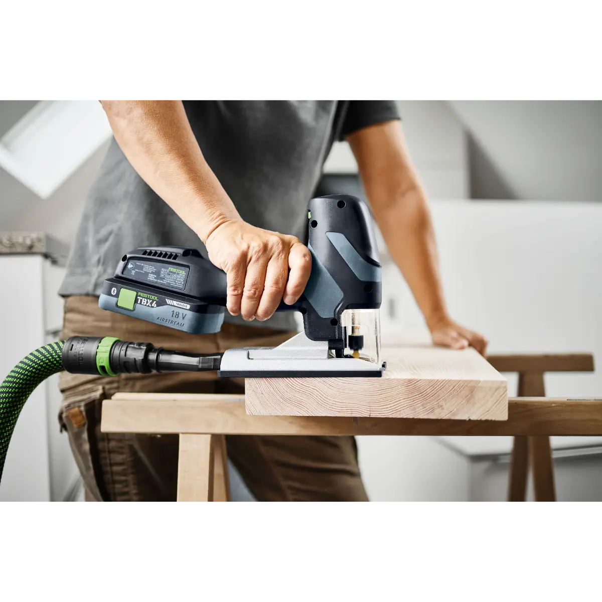 Festool Akku-Pendelstichsäge CARVEX PSC-E 18 EB-Basic