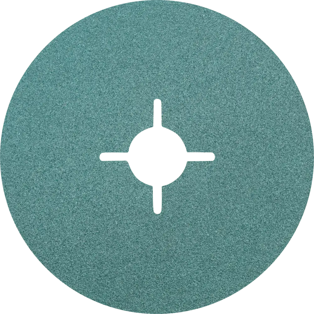 PFERD TOOLS Zirkon Fiberscheibe Z für hohen Abtrag auf Stahl