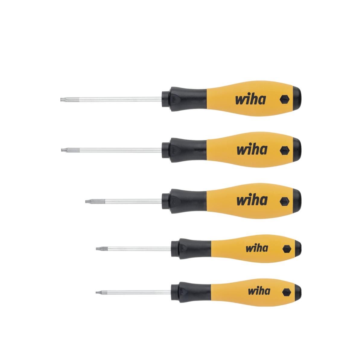 Wiha Schraubendreher Set SoftFinish ESD TORX 5-teilges Set